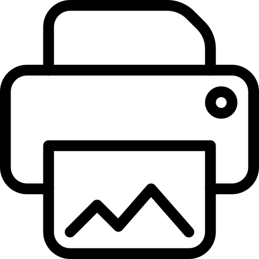 Printer button image printer icon