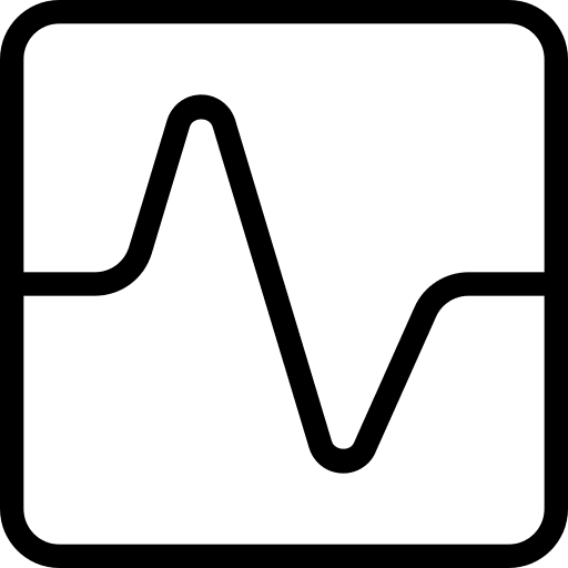 Statistics business and finance line graph graph icon