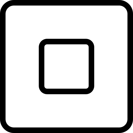 Stop multimedia video player music player icon