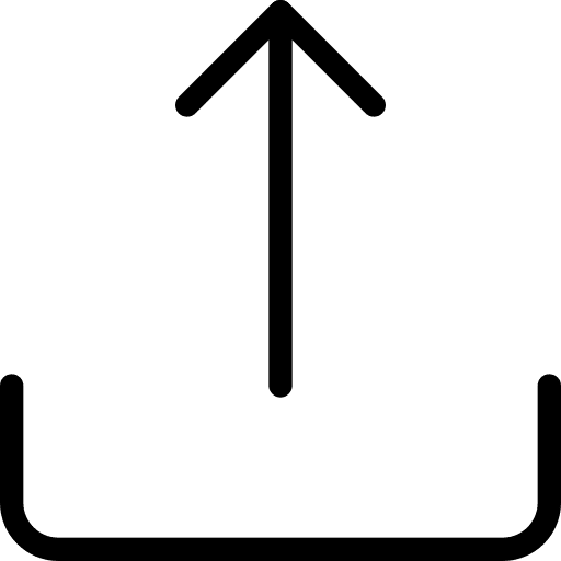 Upload output ui buttons icon