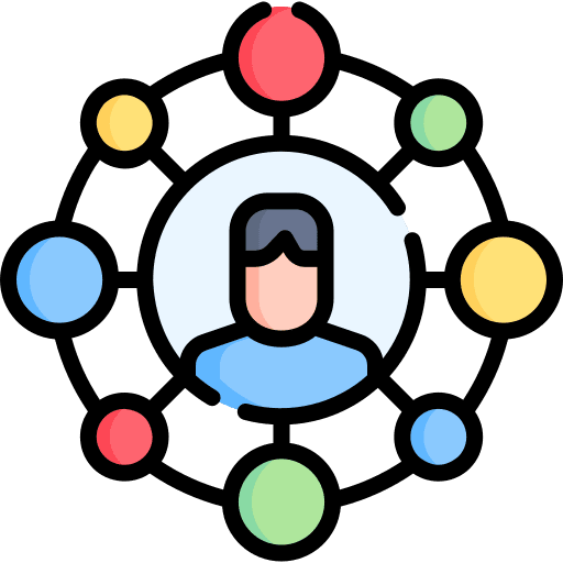 Leadership association management business icon Leadership association management business icon