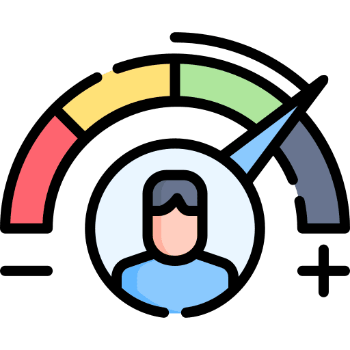 Performance interface avatar ascending icon