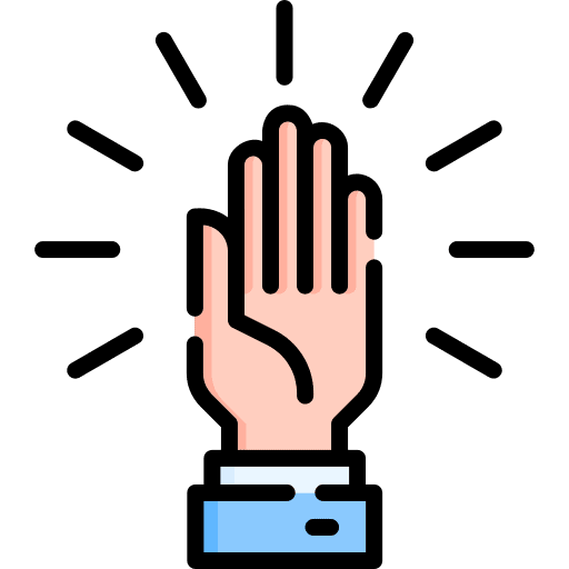 Raise hand success raise hand motivation icon Raise hand success raise hand motivation icon