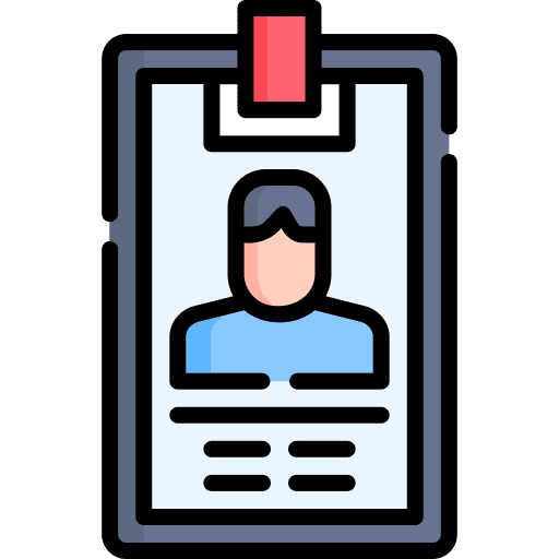 Id card business card accreditation id card icon Id card business card accreditation id card icon