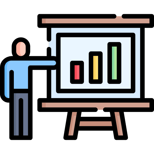 Presentation finances business and finance bar chart icon Presentation finances business and finance bar chart icon