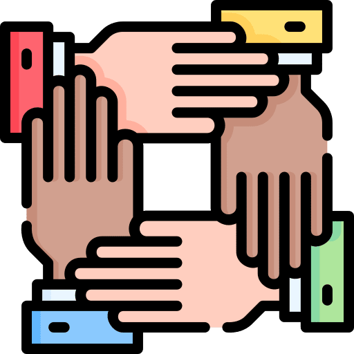 Teamwork mutual aid hands and gestures collaboration icon Teamwork mutual aid hands and gestures collaboration icon
