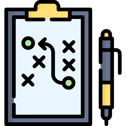 Strategy planning process strategy icon Strategy planning process strategy icon