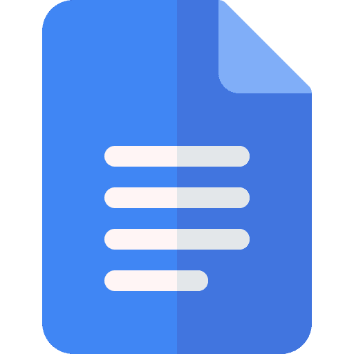 Google docs seo and web google application document icon
