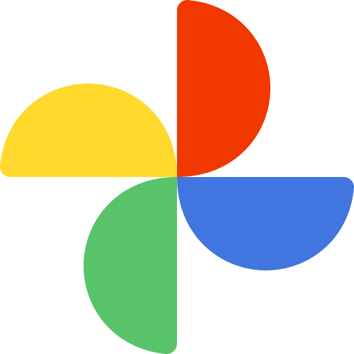Google photos social network brands and logotypes google photos icon
