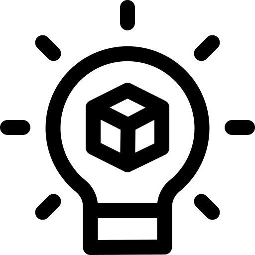Innovation creative thinking creativity innovative icon