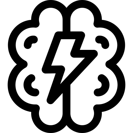 Brainstorming stroke idea business and finance icon