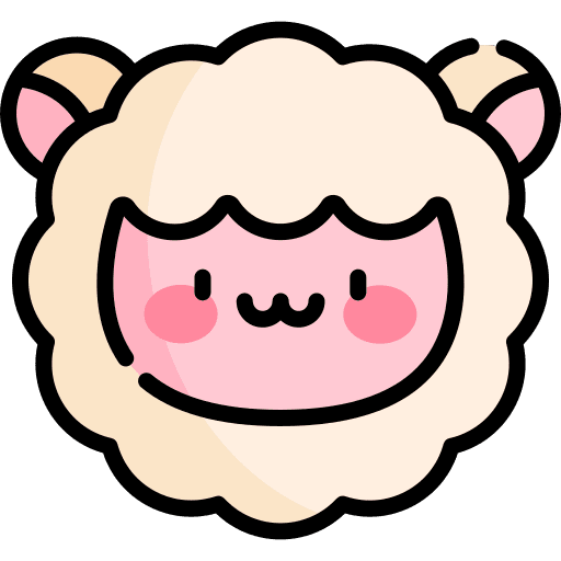 Sheep animals chinese zoo icon