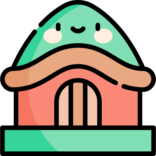 Hut architecture and city hut buildings icon Hut architecture and city hut buildings icon