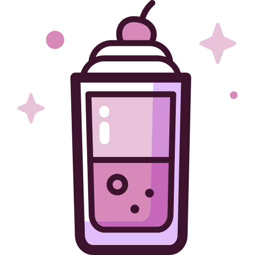 Cream soda glass food and restaurant sweet icon Cream soda glass food and restaurant sweet icon