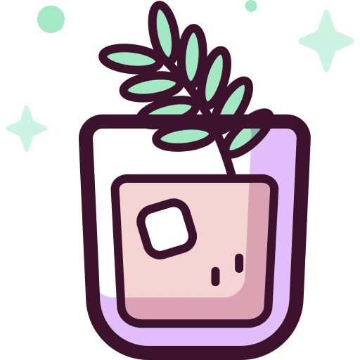 Cocktail herbal cocktail food and restaurant icon Cocktail herbal cocktail food and restaurant icon