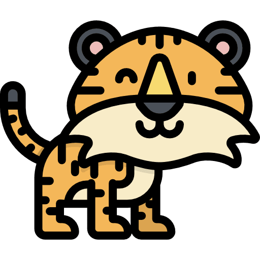 Tiger zoo tiger wildlife icon