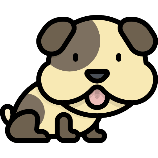 Bulldog animals dog mammal icon Bulldog animals dog mammal icon