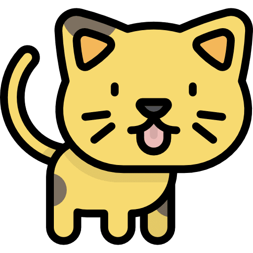 Cat cat pet breed icon Cat cat pet breed icon