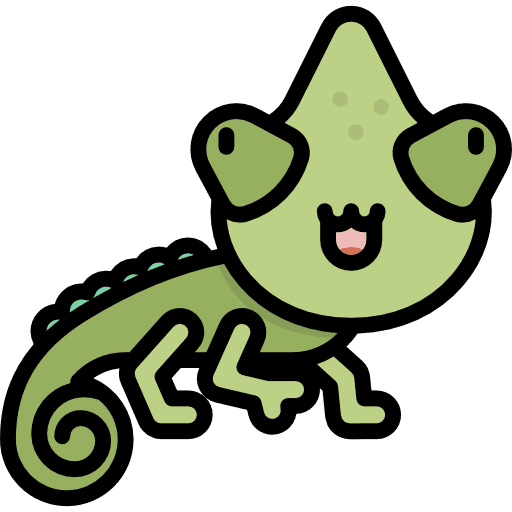 Chameleon zoo animals wild life icon Chameleon zoo animals wild life icon