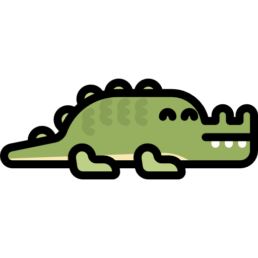 Crocodile zoo alligator animals icon Crocodile zoo alligator animals icon
