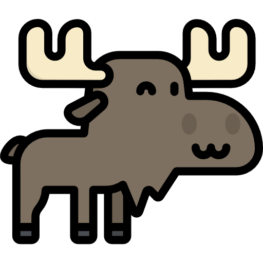 Moose animal kingdom zoo mammal icon Moose animal kingdom zoo mammal icon