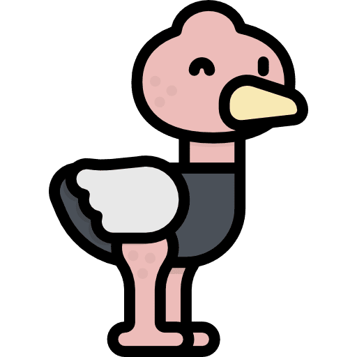 Ostrich wildlife ostrich animals icon Ostrich wildlife ostrich animals icon