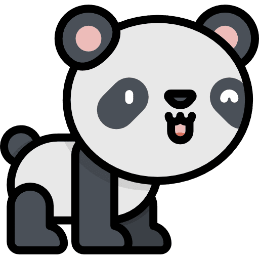 Panda animals kawaii animal icon Panda animals kawaii animal icon