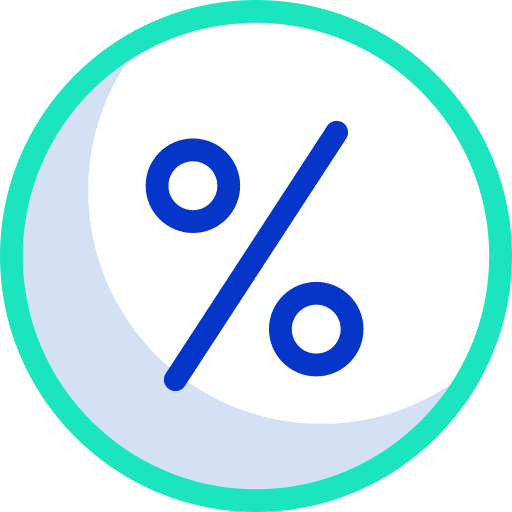 Discount percent discount percentage icon