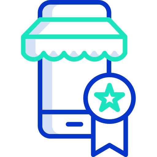 Mobile shopping electronics dollars cellphone icon