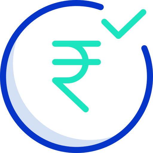 Rupee rupee coin payment icon