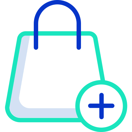 Bag shop sell shopping bag icon