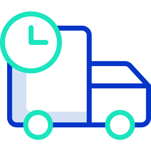 Delivery truck logistics shipping and delivery vehicle icon