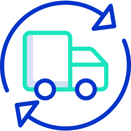 Delivery truck shipping transport delivery truck icon