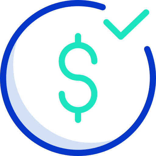 Dollar symbol coins coin bank icon