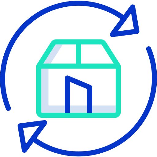 Package delivery shipping and delivery box icon