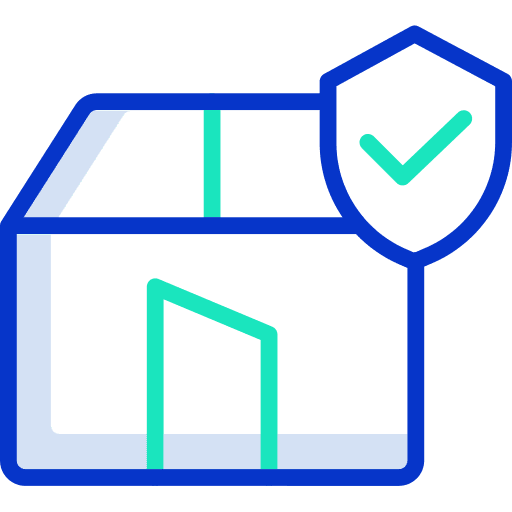 Delivery insurance insurance package shipping icon
