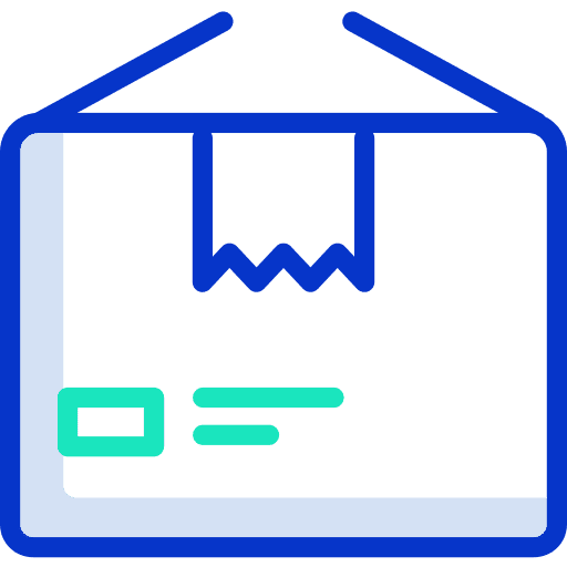 Open box delivery open icon