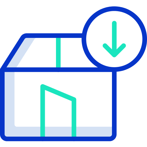 Package package box shipping and delivery icon
