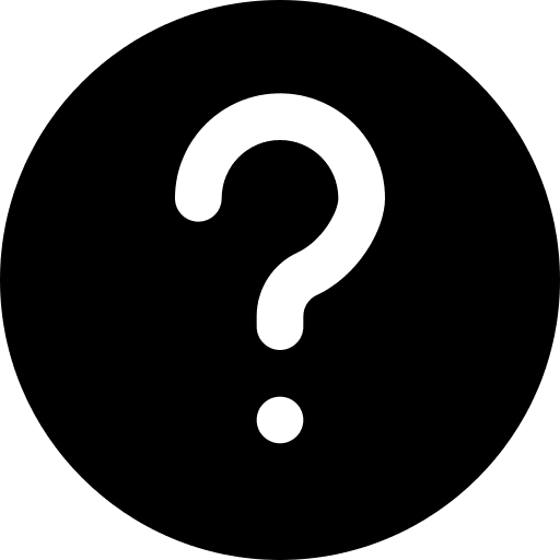 Question question round help icon