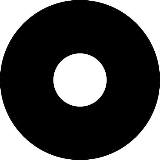 Dot circle interface dot icon