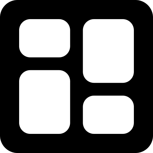 Dashboard ui shapes and symbols rectangles icon