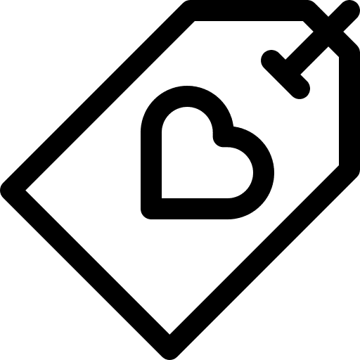 Tag label commerce and shopping tag icon