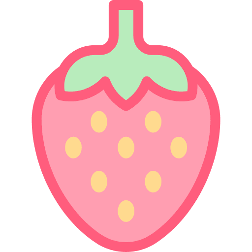 Strawberry vegan diet healthy food icon Strawberry vegan diet healthy food icon