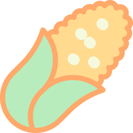 Corn vegetarian diet cereal icon Corn vegetarian diet cereal icon