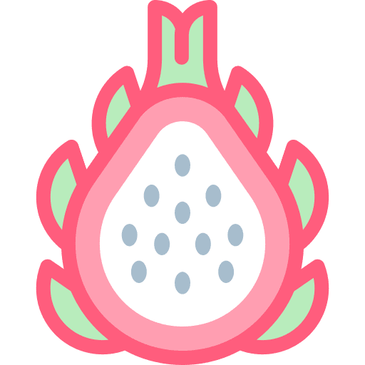 Dragon fruit tropical fruit food and restaurant healthy icon Dragon fruit tropical fruit food and restaurant healthy icon