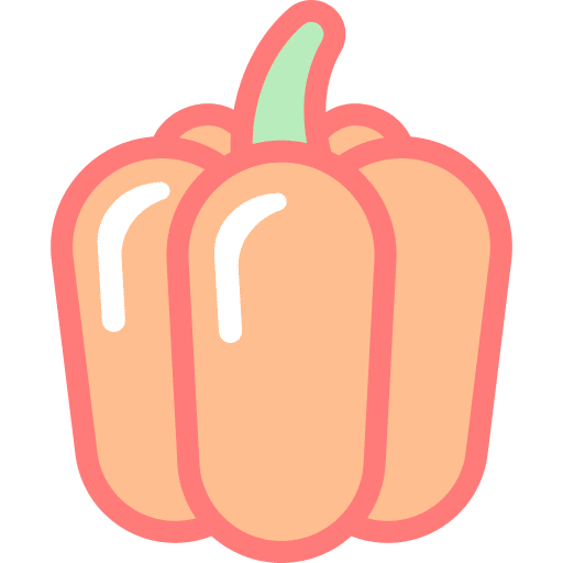 Bell pepper organic healthy food vegetarian icon Bell pepper organic healthy food vegetarian icon
