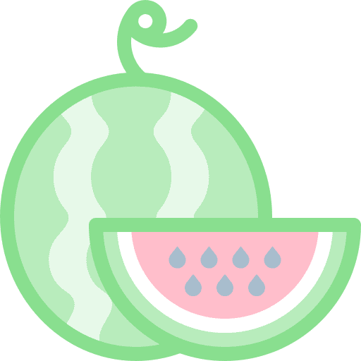Watermelon food vegetarian diet icon Watermelon food vegetarian diet icon
