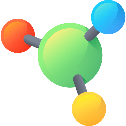 Molecule molecular science education icon Molecule molecular science education icon