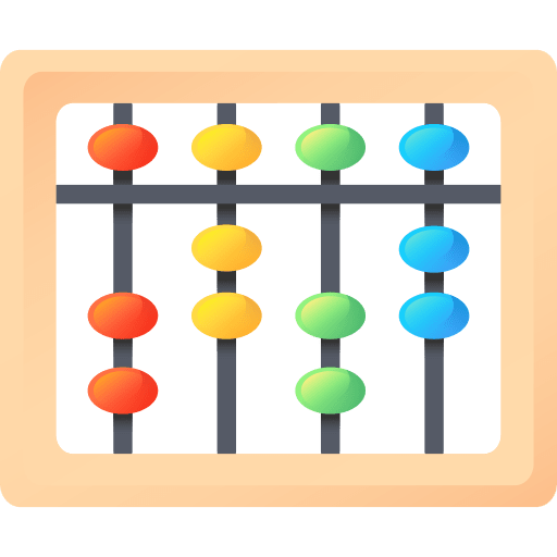 Abacus tools and utensils maths abacus icon Abacus tools and utensils maths abacus icon