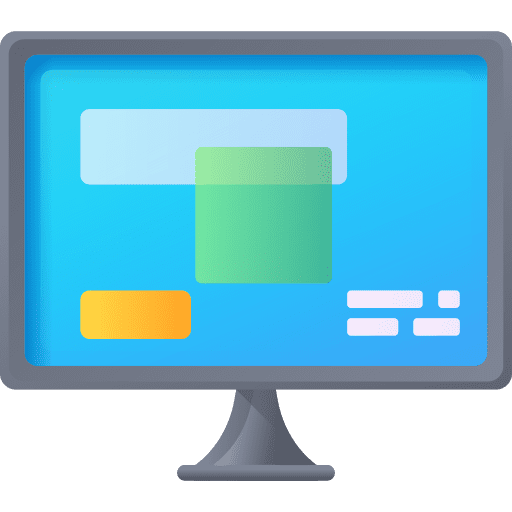 Computer monitor television tv icon Computer monitor television tv icon